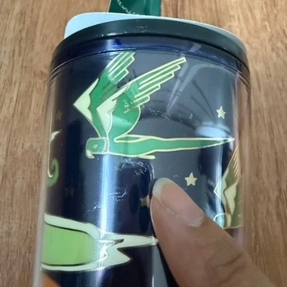 Starbucks Mike Willcox 24oz Art Deco Panther Cold Cup Tumbler NWT 011171792